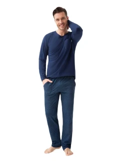 Pyžamo Luna 804 long/r 3XL Z24 pánské