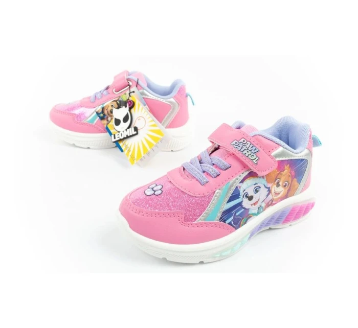 Leomil dívčí sportovní obuv Psi Patrol dětské LED tenisky Leomil dívčí sportovní obuv Psi Patrol dětské LED tenisky