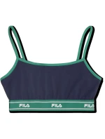 Sportovní podprsenka  tmavě modrá a zelená model 21343956 - Fila