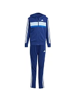 Dětské tepláky adidas Seasonal Essentials Tiberio 3-Stripes French Terry námořnická modrá JI6035 Dětské tepláky adidas Seasonal Essentials Tiberio 3-Stripes French Terry námořnická modrá JI6035