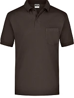 Daiber JN 26 Piqué polo s náprsní kapsou 02.0026 brown