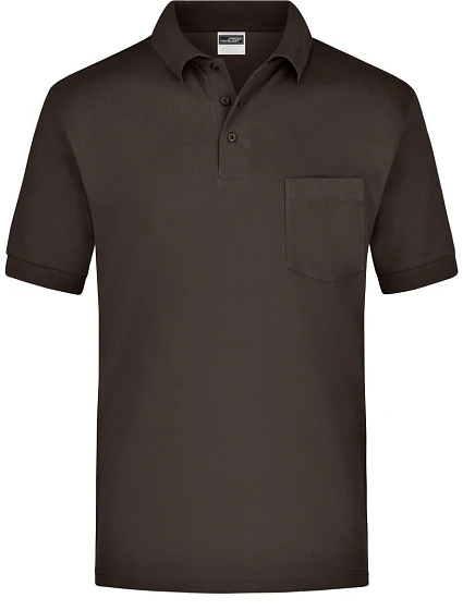 Daiber JN 26 Piqué polo s náprsní kapsou 02.0026 brown Daiber JN 26 Piqué polo s náprsní kapsou 02.0026 brown