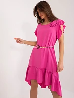 DHJ SK 8921 šaty.21 tmavě růžová