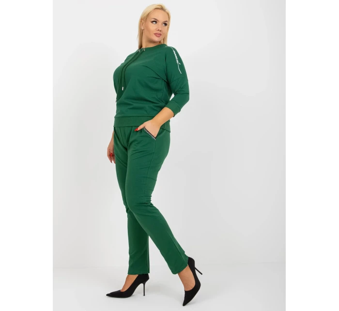 Tepláky RV DR 4765.52 tmavě zelená