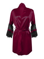 DKaren Housecoat Beatrice Crimson