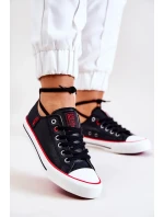 Leather Sneakers BIG STAR JJ274129 Black Leather Sneakers BIG STAR JJ274129 Black