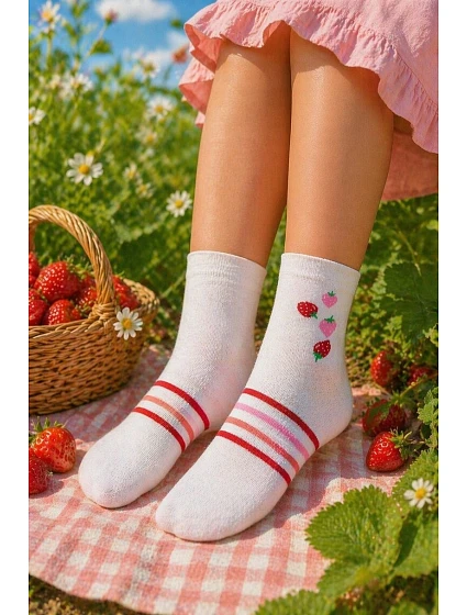 Tenké ponožky barevné 611 dívky model 22132408 - Gatta