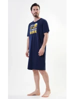 Pánská noční košile s krátkým rukávem Life model 17843974 - Vienetta MAN Pánská noční košile s krátkým rukávem Life model 17843974 - Vienetta MAN