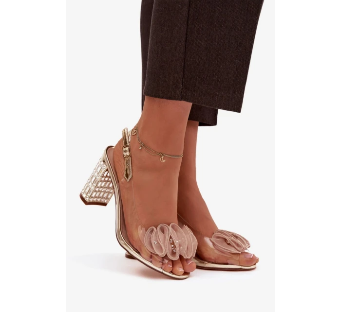 Sandály na podpatku  model 225147 Step in style