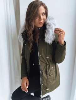 Dámská zimní bunda zelená Dstreet model 21969698 - FashionStreet