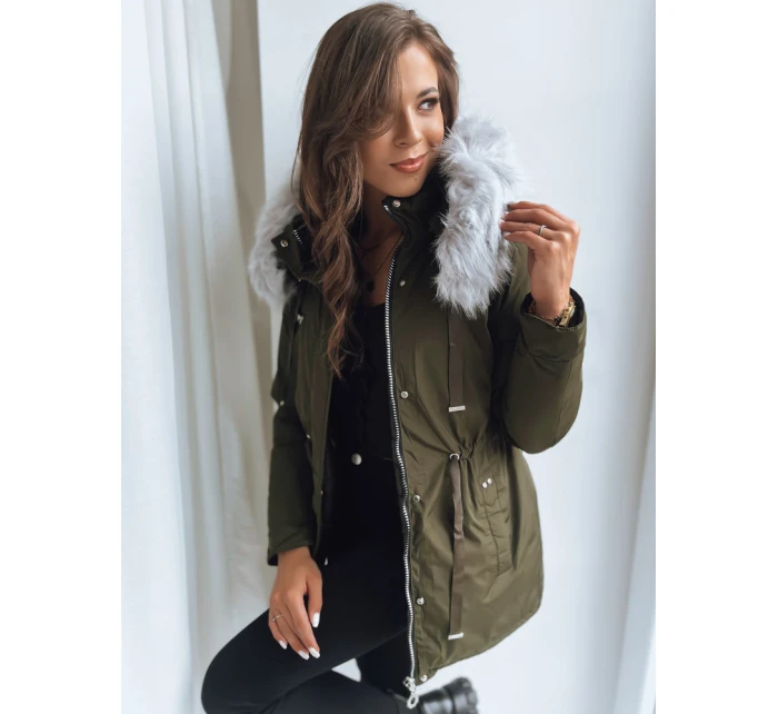 Dámská zimní bunda zelená Dstreet model 21969698 - FashionStreet