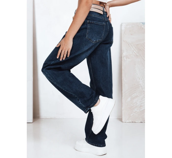 Dámské pytlovité modré džíny FashionStreet UY2784