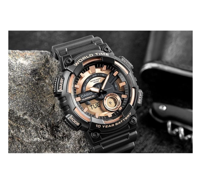 Pánské hodinky CASIO Gerton AEQ-110W-1A3VDF + BOX Pánské hodinky CASIO Gerton AEQ-110W-1A3VDF + BOX