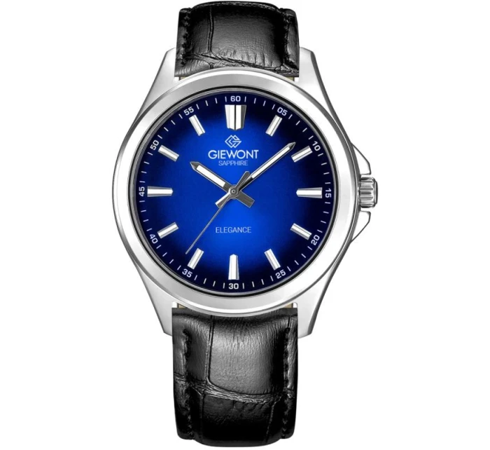 Pánské safírové černo-modré hodinky Giewont Elegance GW5160-A6 Pánské safírové černo-modré hodinky Giewont Elegance GW5160-A6