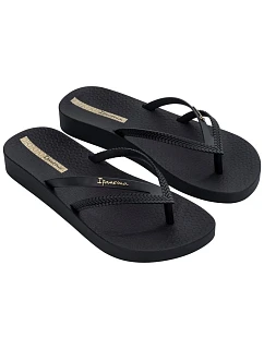 dámské žabky model 22071940 Soft V pohodlné černé módní dámské - Ipanema