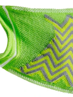 Result RV 015X Maska na obličej „Zigzag“, balení po 5 ks 30.V15X lime/grey