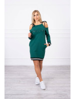 Tres Chic zelené šaty