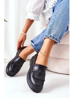 Kožené Polobotky Big Star Černé model 21560459 - Big Star Shoes