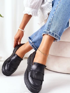 Kožené Polobotky Big Star Černé model 21560459 - Big Star Shoes