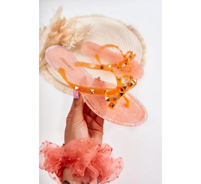 Dámské gumové žabky Orange model 21592598 - Boto Dámské gumové žabky Orange model 21592598 - Boto