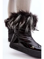 Dámské sněhule s kožešinou černé Big Star model 21637234 - Big Star Shoes Dámské sněhule s kožešinou černé Big Star model 21637234 - Big Star Shoes
