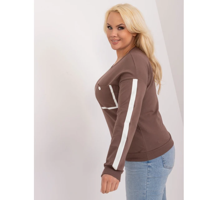 Bluzka RV BZ model 19755153 brązowy - FPrice Bluzka RV BZ model 19755153 brązowy - FPrice