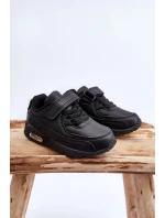 Dětské kožené sportovní boty na platformě černá Lori Dětské kožené sportovní boty na platformě černá Lori