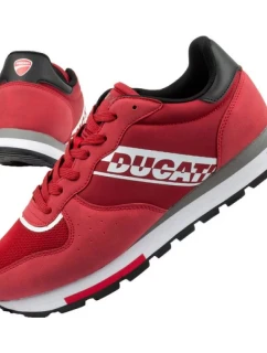 Pánské sportovní boty DS410-09 Červená s bílou - Ducati