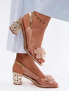 Sandály na podpatku  model 228104 Step in style