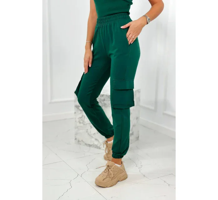 Set 3 v 1 mikina + top + kalhoty zelený Set 3 v 1 mikina + top + kalhoty zelený