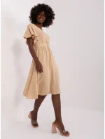 Sukienka DHJ SK model 21110928 beżowy - FPrice