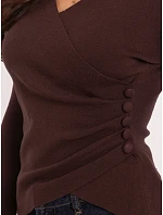 Svetr IR SW 57851.80 hnědý Svetr IR SW 57851.80 hnědý