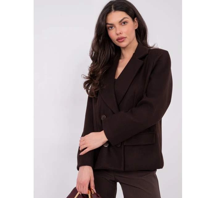 IT KR bunda FL9559.02P tmavě hnědá IT KR bunda FL9559.02P tmavě hnědá