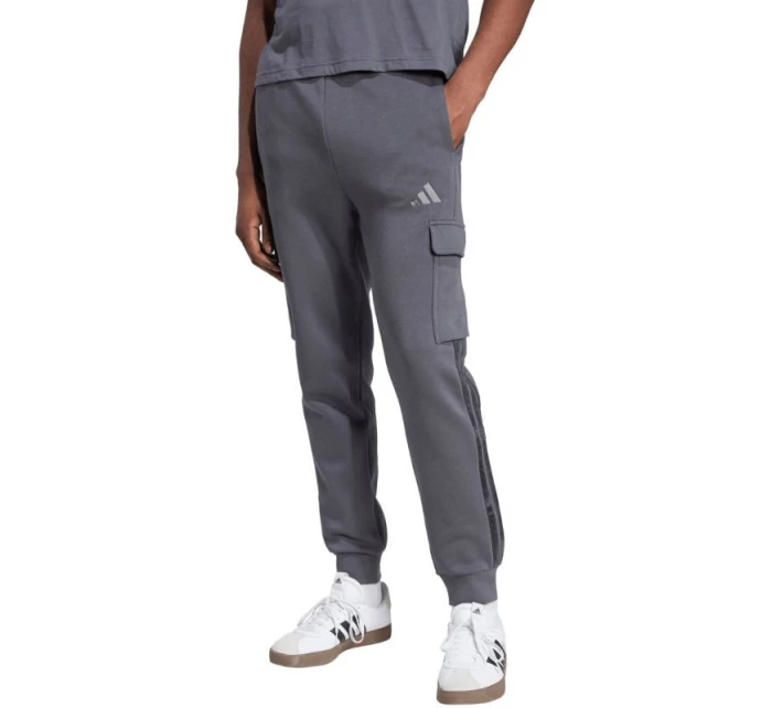 Pánské kalhoty adidas AOP Colourblock šedé JM1716