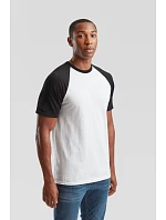 Baseball T tričko white/black model 22532786 - Fruit of the Loom Baseball T tričko white/black model 22532786 - Fruit of the Loom