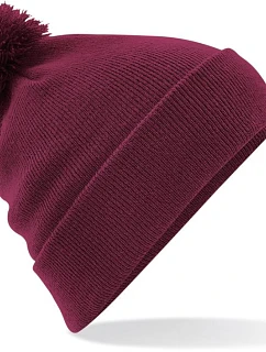 B 426 Originální čepice s bambulí model 22481786 burgundy - Beechfield