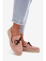 Dámské mokasíny s tkaničkou světle růžové Calivra Dámské mokasíny s tkaničkou světle růžové Calivra