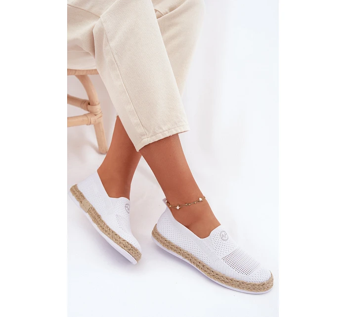 Dámské espadrilky model 22067174 Bílé - VINCEZA
