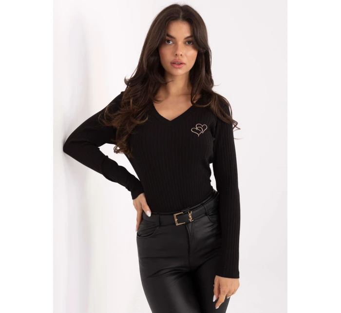 Bluzka RV BZ model 21749812 czarny - FPrice Bluzka RV BZ model 21749812 czarny - FPrice