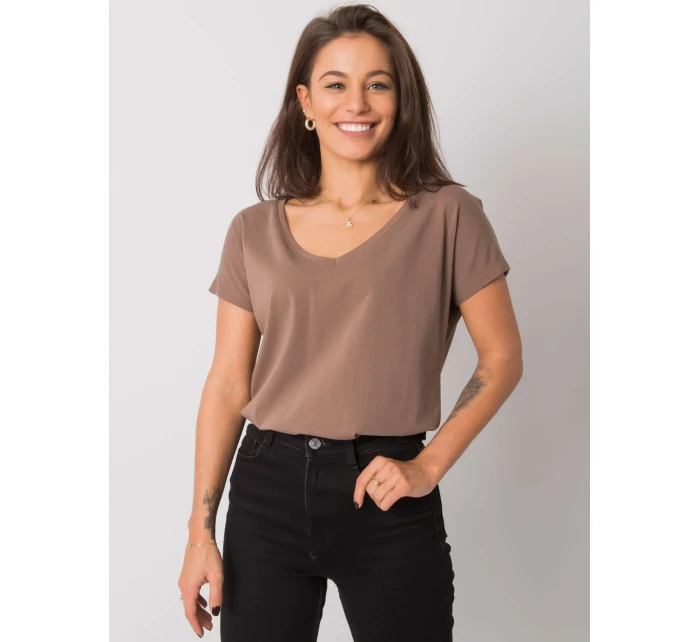 Tričko RV TS 4832.11P hnědé