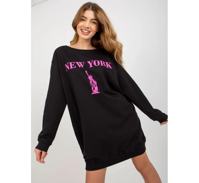 Mikina VI BL model 17964007 černá a růžová - FPrice