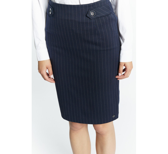 Monnari Mini sukně Tužková sukně s pruhovaným vzorem námořnická modrá