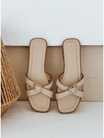 dámské žabky beige model 21990216 - Dstreet