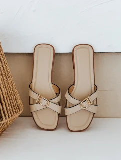 BELICCA dámské žabky beige FashionStreet ZY0984