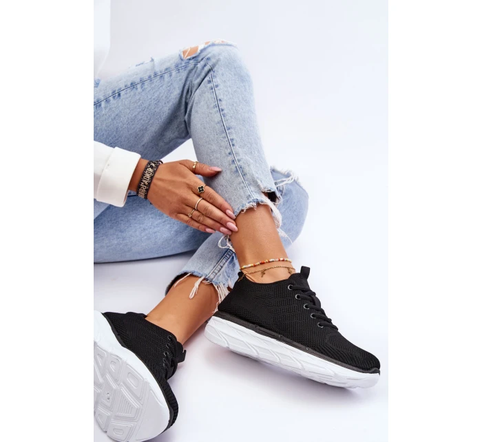 Dámská šněrovací sportovní obuv Černá Lavarone Dámská šněrovací sportovní obuv Černá Lavarone