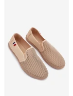 Pánské Děrované Tenisky Béžové Koboru Pánské Děrované Tenisky Béžové Koboru