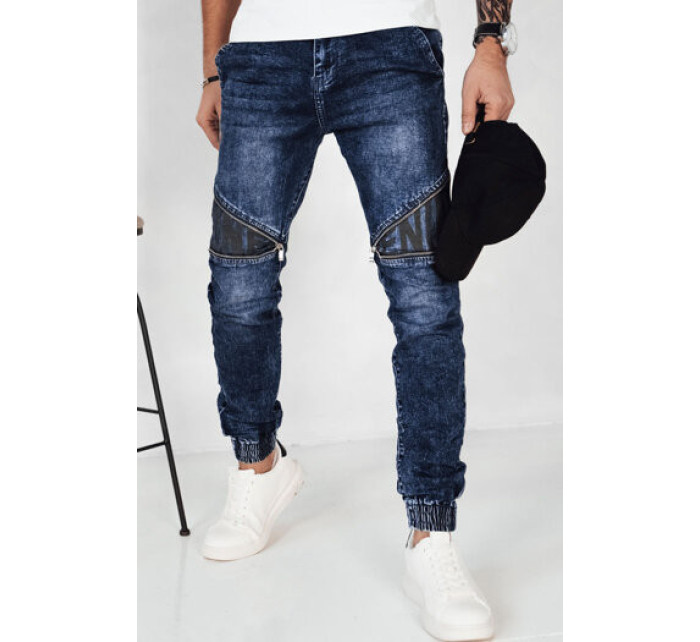 Pánské modré džínové kalhoty Dstreet UX4135