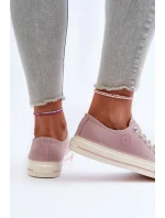 Dámské nízké tenisky Big Star Růžové Dámské nízké tenisky Big Star Růžové