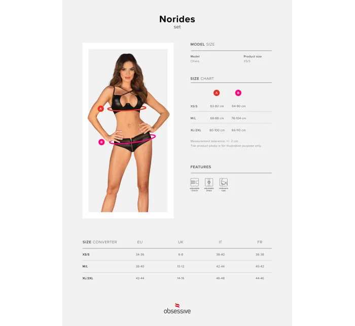 Okouzlující set dvoudílný Norides set - Obsessive