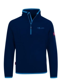 Trollkids Dětská mikina Nordland Half Zip Jr 707-110